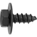 Auveco 25237 Phillips Hex Head M6.3-2.5 x 16mm. Black E-Coat. Qty 50.