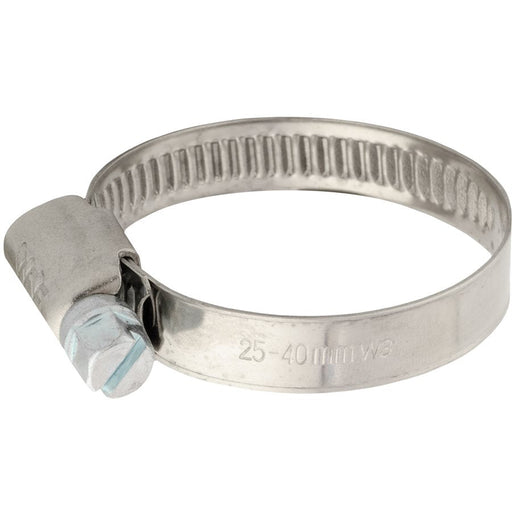 Auveco 25298 German / European Style Hose Clamps. 25mm-40mm. Qty 10.