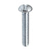 Auveco No 2534 8-32 X 3/4 Slotted Round Head Machine Screw Zinc, Quantity 100