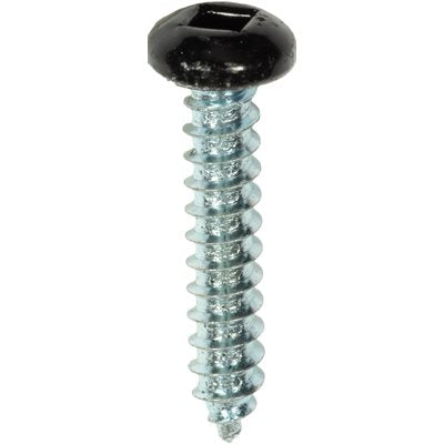 Auveco 25358 6 x 3/4" Black Painted Square Drive Pan Head Tapping Screw. Qty 100.