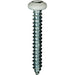 Auveco 25363 6 x 1" White Painted Square Drive Pan Head Tapping Screw. Qty 100.