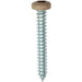 Auveco 25377 8 x 1-1/2" Tan Painted Square Drive Pan Head Tapping Screw. Qty 100.