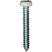 Auveco 25375 8 x 1-1/4" White Painted Square Drive Pan Head Tapping Screw. Qty 100.