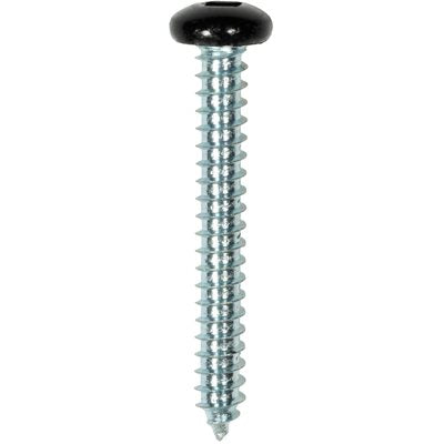 Auveco 25391 10 x 1-1/2" Black Painted Square Drive Pan Head Tapping Screw. Qty 100.
