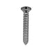 Auveco No 2716 8 X 1-1/4 Phillips Oval Head Tapping Screw Chrome, Quantity 100