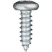 Auveco No 2808 10 X 5/8 Phillips Pan Head Tapping Screw Zinc, Quantity 100