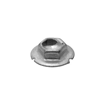 Auveco No 12116 Thread Cutting Nut 5mm Stud Size Zinc, Quantity 50