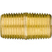 Auveco No 305 Brass Close Nipple 3/4 Length 1/8 Pipe Thread, Quantity 5