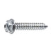Auveco No 3393 12 X 1-1/4 Slotted Hex Washer Head Tapping Screw Zinc, Quantity 100