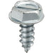 Auveco No 3367 6 X 3/8 Slotted Hex Washer Head Tapping Screw Zinc, Quantity 100