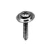 Auveco No 3539 6 X 1 Phillips Oval SEMS Cntrsnk Washer Tapping Screw, Quantity 100