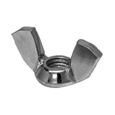 Auveco No 3741 1/4-20 Cold Forged Wing Nuts-Nickel, Quantity 100