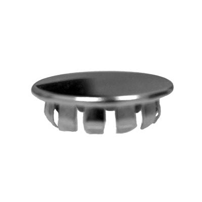 Auveco No 10232 Metal Plug Button 1-1/2 Hole Nickel Pltd, Quantity 10