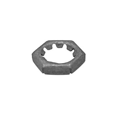 Auveco No 8858 Hex Palnut Lock Nut1/2-20 3/4 Hex Zinc, Quantity 100