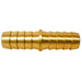 Auveco No 422 Barbed Hose Coupler Brass 3/8 Inside Diameter, Quantity 5