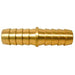 Auveco No 423 Barbed Hose Coupler Brass 1/2 Inside Diameter, Quantity 5