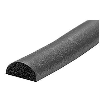 Auveco No 4737 3/8 Half Round Sponge Rubber, Quantity 50 FT