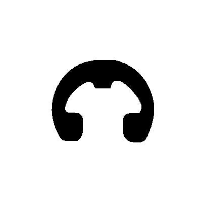 Auveco No 5600 Retaining Rings, Quantity 100