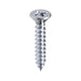 Auveco No 5660 8 X 1 Phillips Flat Head Tapping Screw W/Number 6 Head Ab, Quantity 100