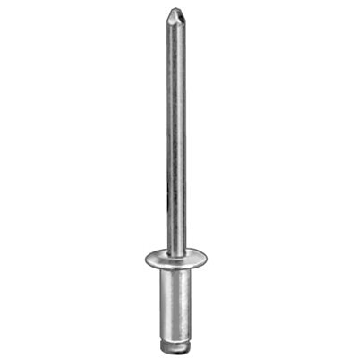 Auveco No 18728 Aluminum Rivet 5/32 Diameter 1/8-3/16 Grip, Quantity 100