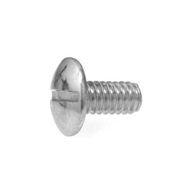 Auveco No 5908 Slotted Round HeadLicense Plate Bolt, Quantity 100