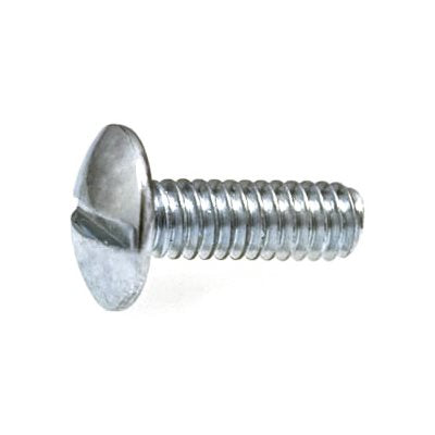 Auveco No. 5910 Slotted Round HeadLicense Plate Bolt, Quantity - 100