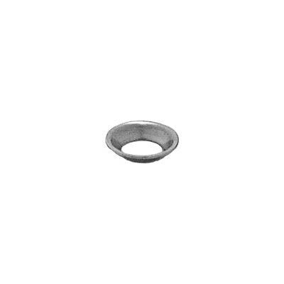 Auveco No. 604 Number 8 Flush Washer Nickel On Brass, Quantity - 100