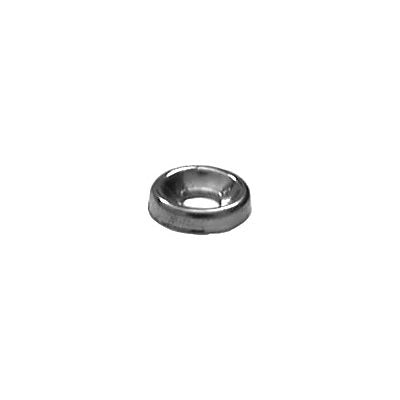 Auveco No 612 Number 4 Countersunk Washer Nickel On Brass, Quantity 100