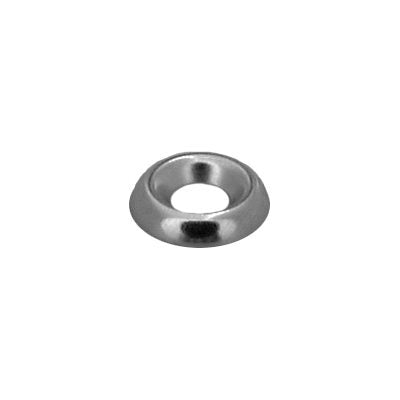 Auveco No. 618 Number 10 Countersunk Washer Nickel On Brass, Quantity - 100