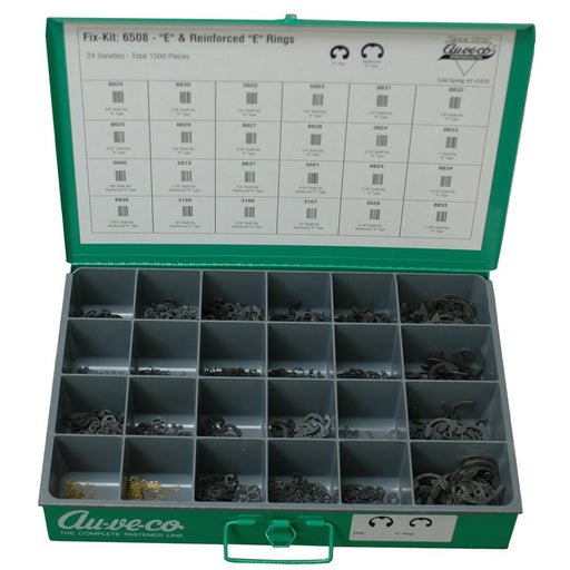 Auveco No 6508 E-Type Retaining Ring Kit, Quantity 1 KIT