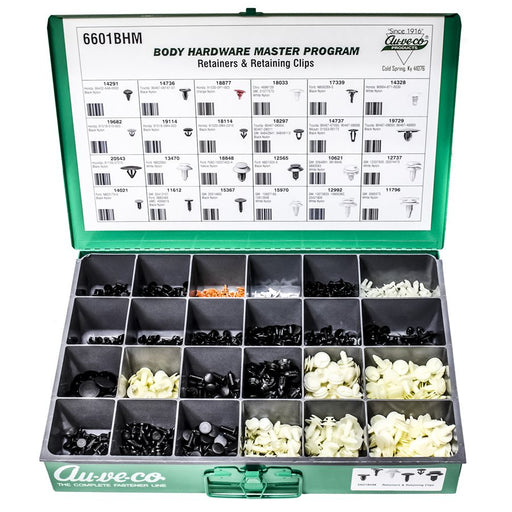 Auveco No 6601BHM BHM Assortment Small Retainers & Retaining Clips, Quantity 1 ASST