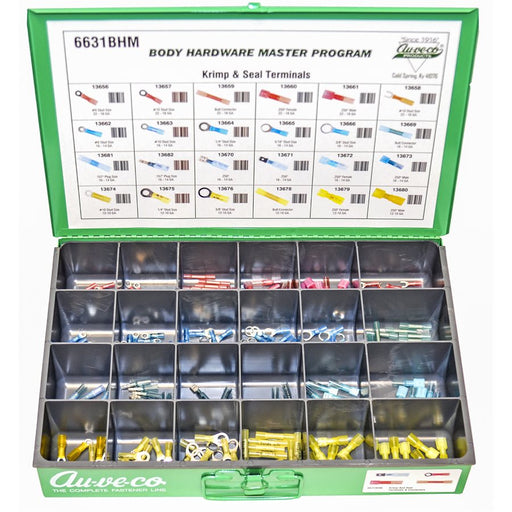 Auveco No 6631BHM BHM Krimp And Seal Terminals And Connectors, Quantity 1 ASST