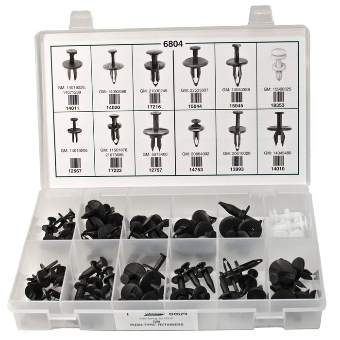 Auveco No 6804 GM Push-Type Retainer Quik-Select Kit, Quantity 1 KIT