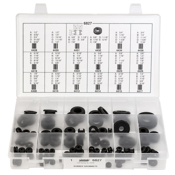 Auveco No. 6827 Rubber Grommet Quik-Select Kit, Quantity - 1 KIT