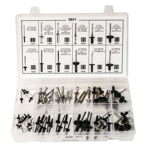 Auveco No 6841 Specialty Rivets Quik-Select Kit, Quantity 1 KIT