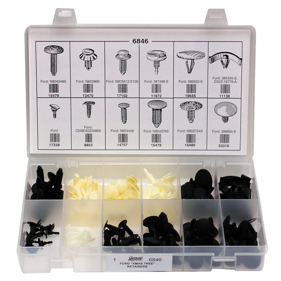 Auveco 6846 Ford Christmas Tree Retainer Quik-Select Kit. Quantity 1 ...