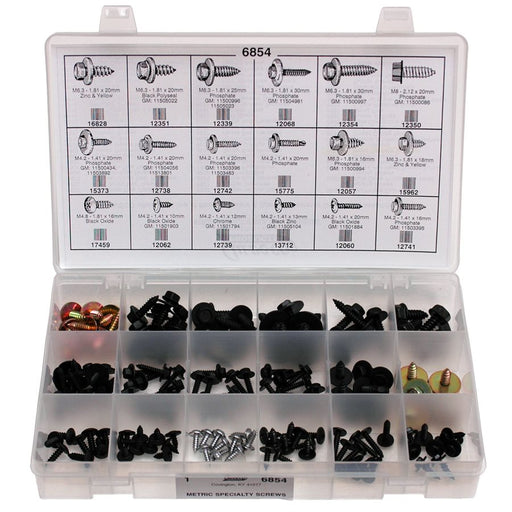 Auveco No 6854 Metric Specialty Screw Quik-Select Kit, Quantity 1 KIT