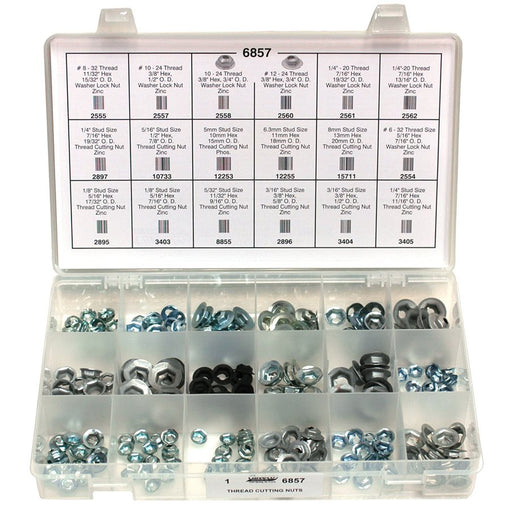 Auveco No 6857 Thread Cutting Nut Quik-Select Kit, Quantity 1 KIT