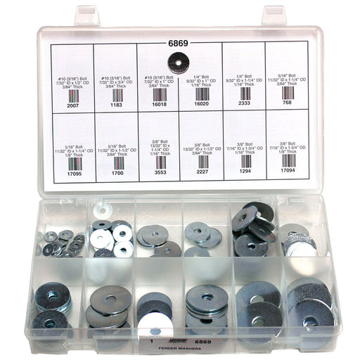 Auveco No 6869 Fender Washers Quick-Select Kit, Quantity 1 KIT