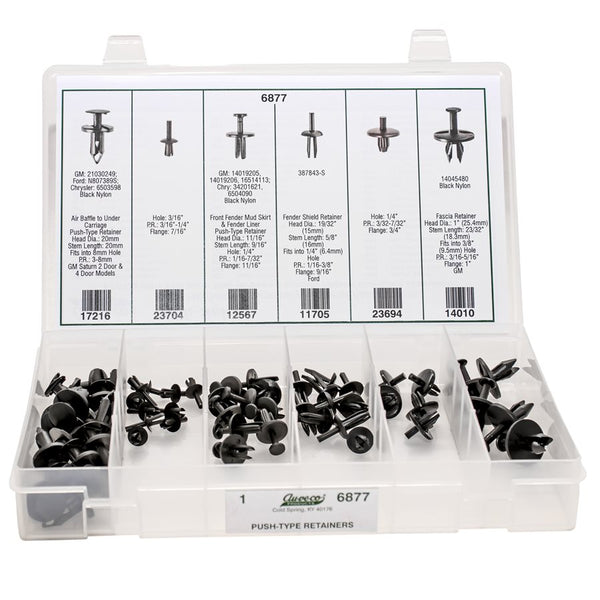 Auveco Item 6877 Push-Type Retainer Quik-Select Kit. Quantity 1