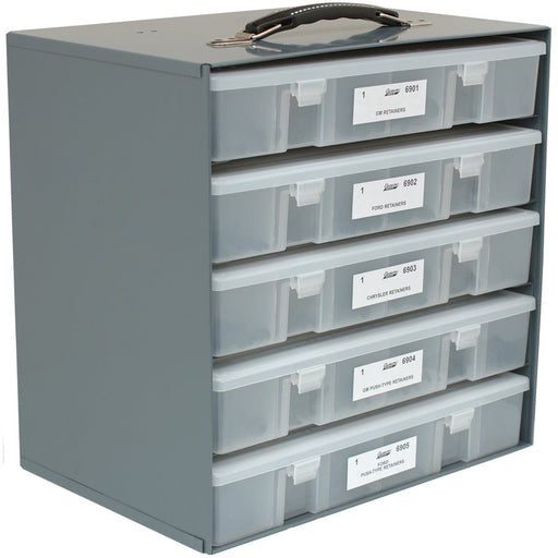 Auveco No 68-RACK Quik-Select Kit Cabinet Gray W/2 Logos, Quantity 1 RACK
