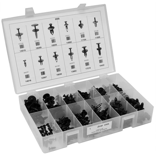 Auveco No 6906 Chrysler Push-Type Retainers Quik-Select II Kit, Quantity 1 KIT