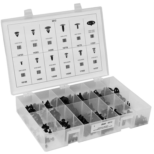 Auveco No 6912 Nissan & Infiniti Retainers & Retaining Quik-Select II Kit, Quantity 1 KIT