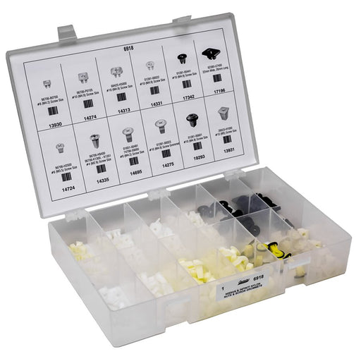 Auveco No 6918 Nissan & Infiniti Nylon Nuts & Screw Grommets Quik-Select II Kit, Quantity 1 KIT