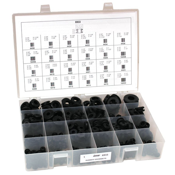 Auveco No. 6933 Rubber Grommets-Kit, Quantity - 1 KIT