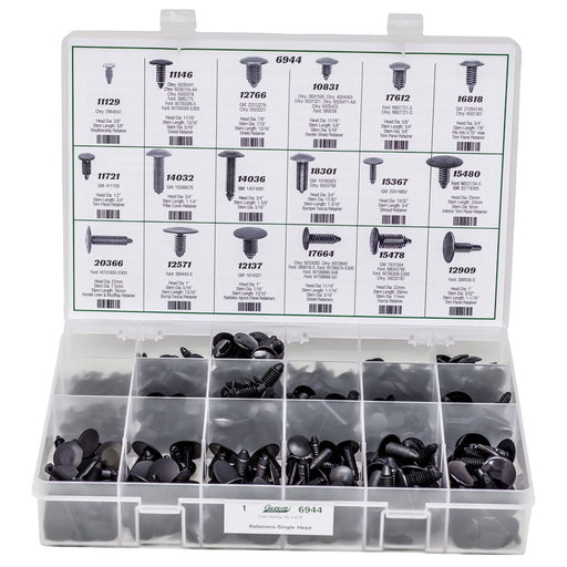 Auveco Item 6944 Single Head Retainer Assortment Quantity 1