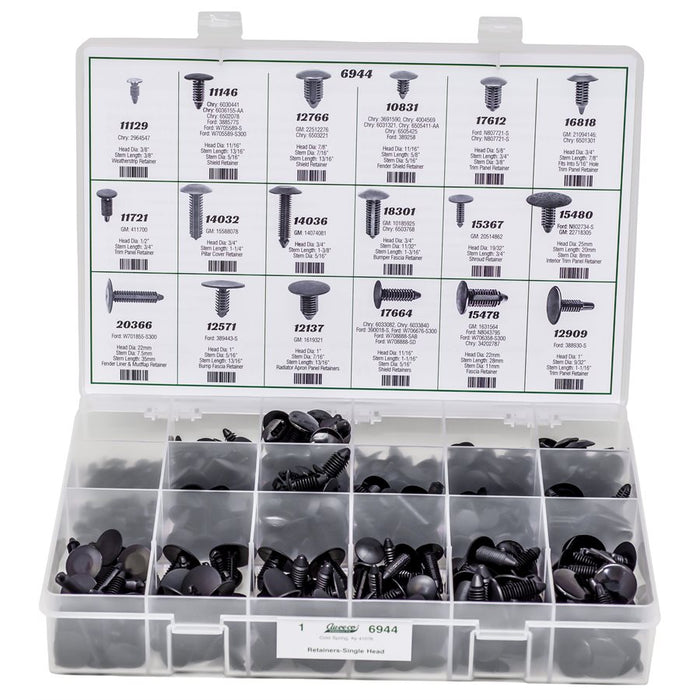 Auveco Item 6944 Single Head Retainer Assortment Quantity 1