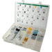 Auveco 6955 Tesla Clips, Fastener, Retainer Assortment. 16 Items. 210 Pieces. Qty 1.