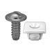 Auveco No 8250 Nylon Nut & Screw Assembly, Quantity 25 SETS