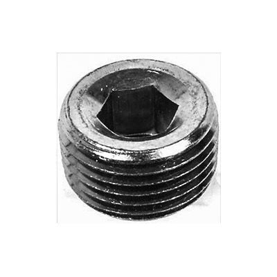 Auveco No 9282 1/8-27 Hex Socket Head Pipe Plug, Quantity 25